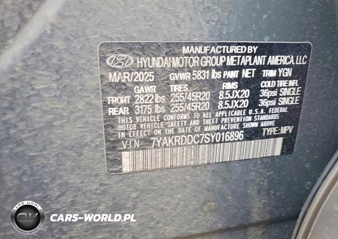 2025 Hyundai Ioniq 5 Limited VIN:7YAKRDDC7SY016896 - 13