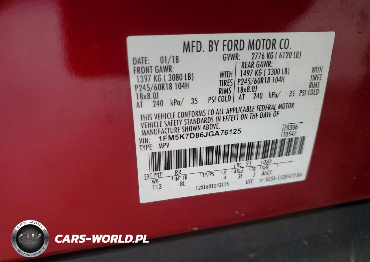2018 Ford Explorer Xlt VIN:1FM5K7D86JGA76125 - 13