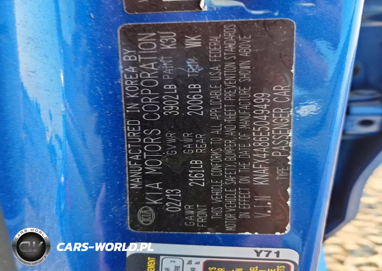 2014 Kia Forte Ex VIN:KNAFX4A86E5049499 - 12