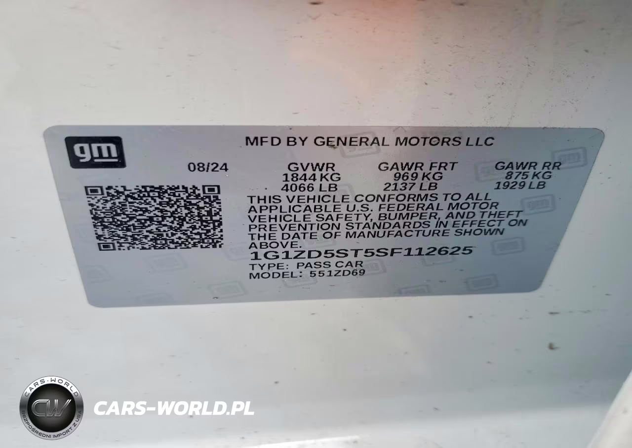 2025 Chevrolet Malibu Lt VIN:1G1ZD5ST5SF112625 - 13
