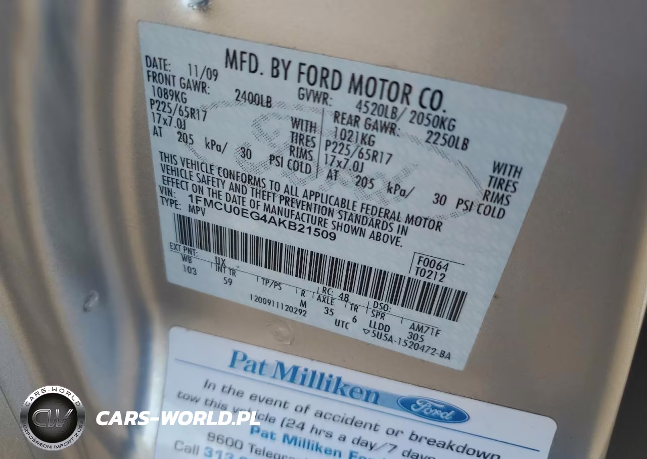 2010 Ford Escape Limited VIN:1FMCU0EG4AKB21509 - 24