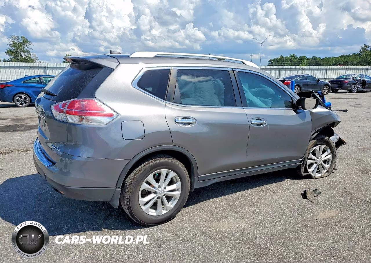2016 Nissan Rogue Sv VIN:JN8AT2MV9GW136765 - 3