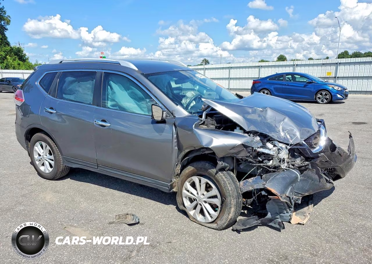2016 Nissan Rogue Sv VIN:JN8AT2MV9GW136765 - 4