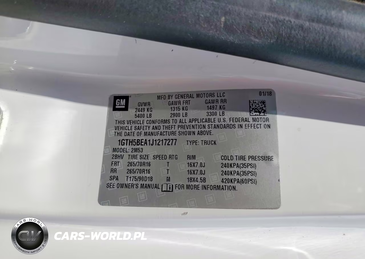 2018 GMC Canyon VIN:1GTH5BEA1J1217277 - 12