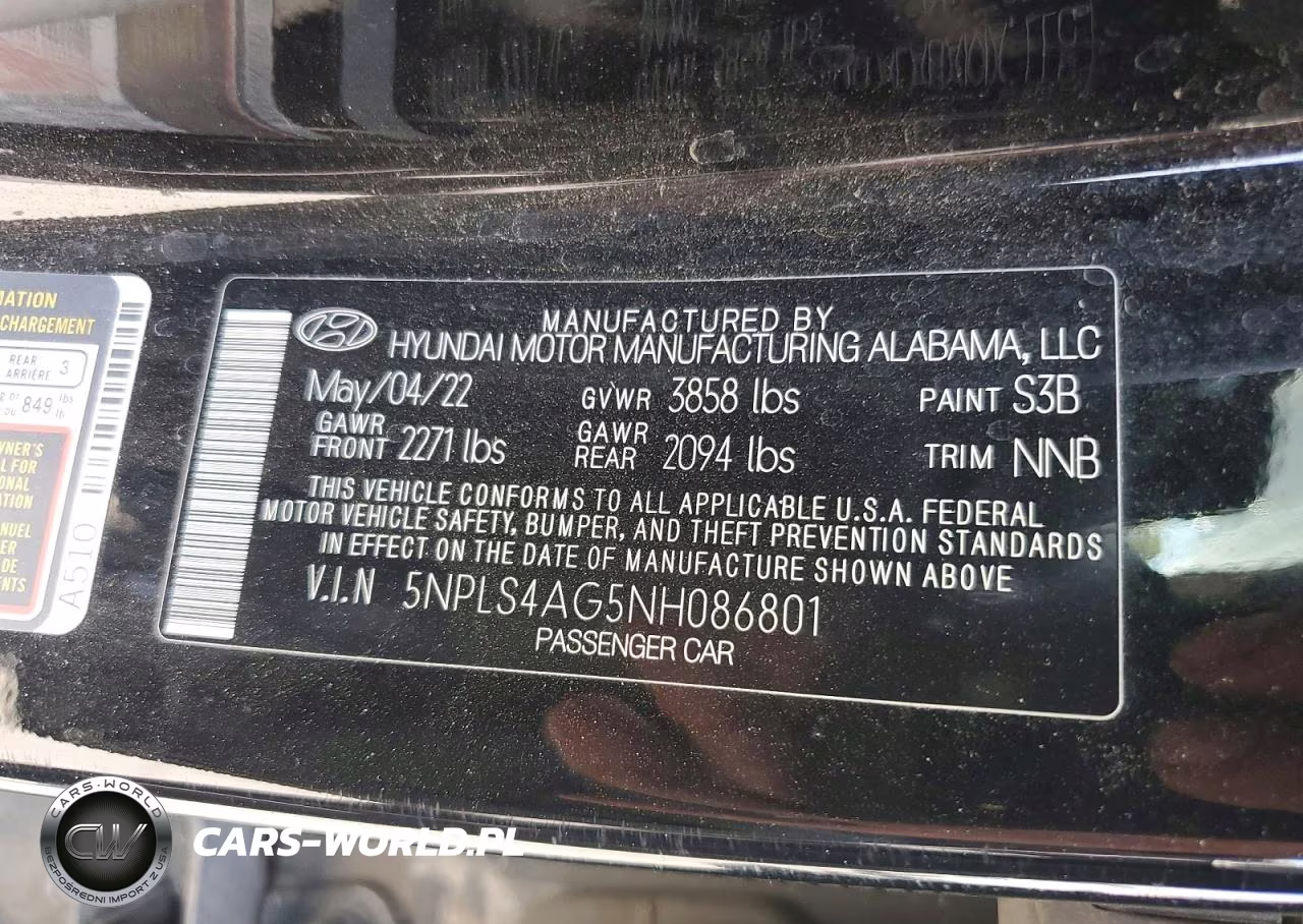 2022 Hyundai Elantra Sel VIN:5NPLS4AG5NH086801 - 12