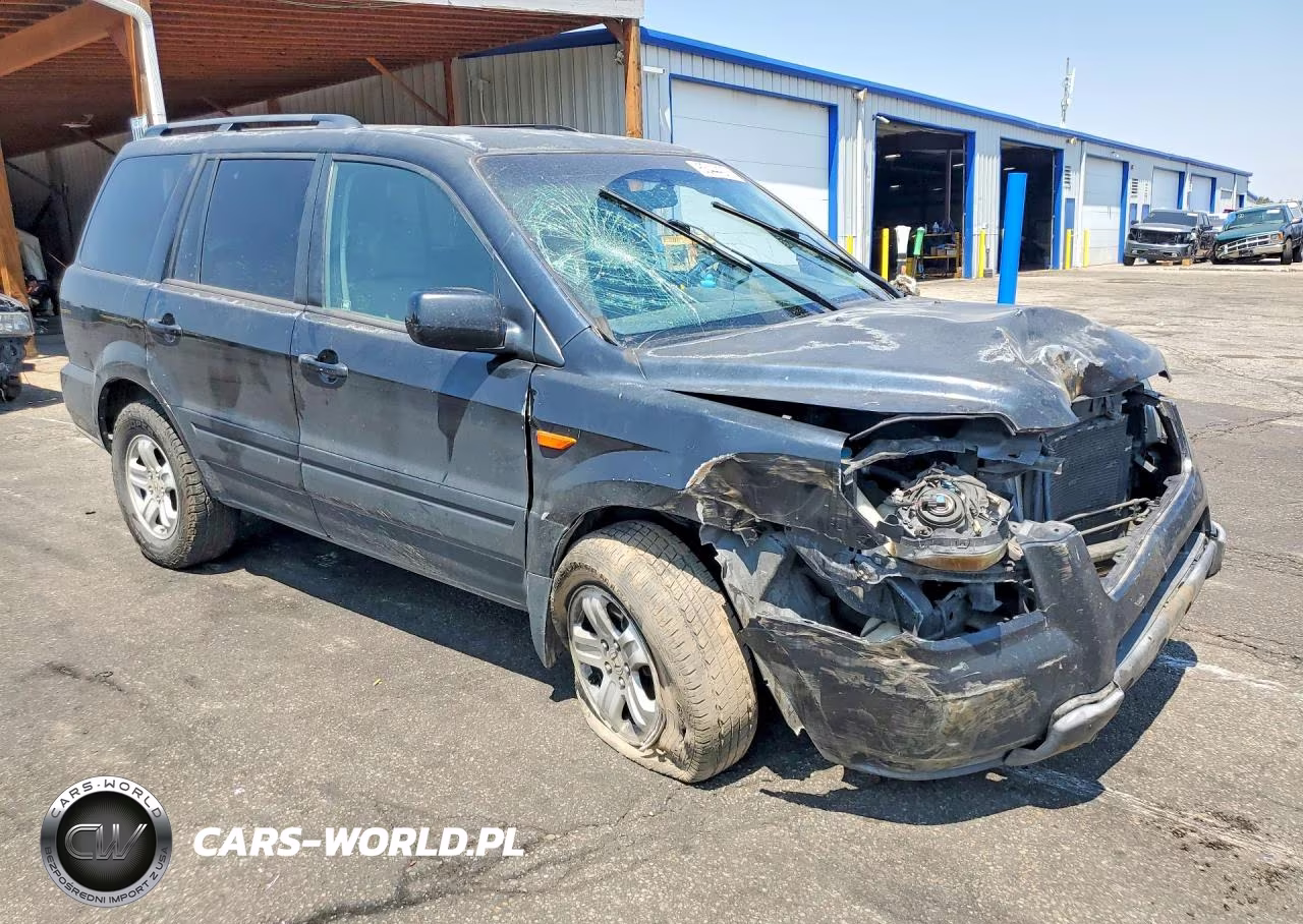 2008 Honda Pilot Vp VIN:5FNYF18258B044814 - 4