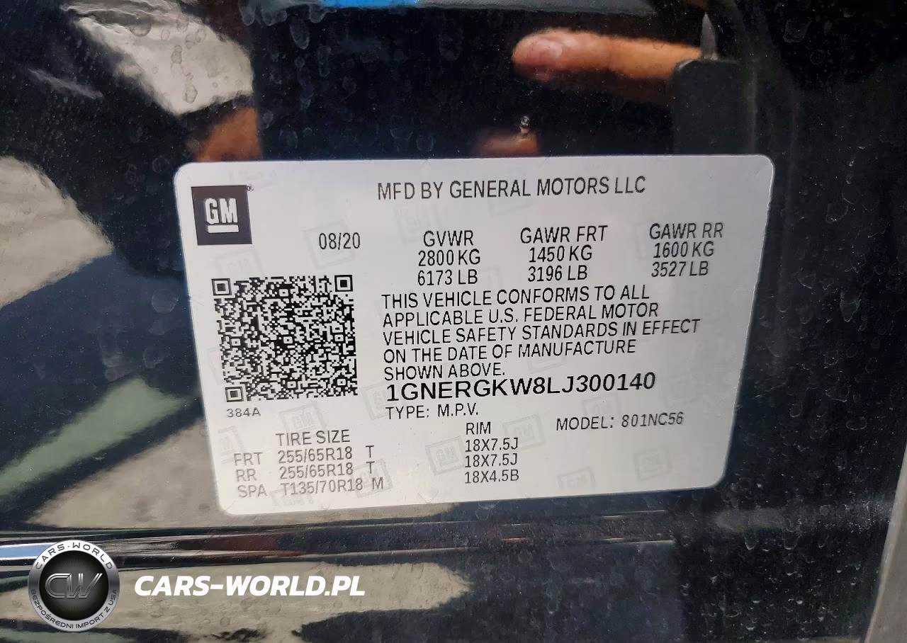 2020 Chevrolet Traverse Lt VIN:1GNERGKW8LJ300140 - 12
