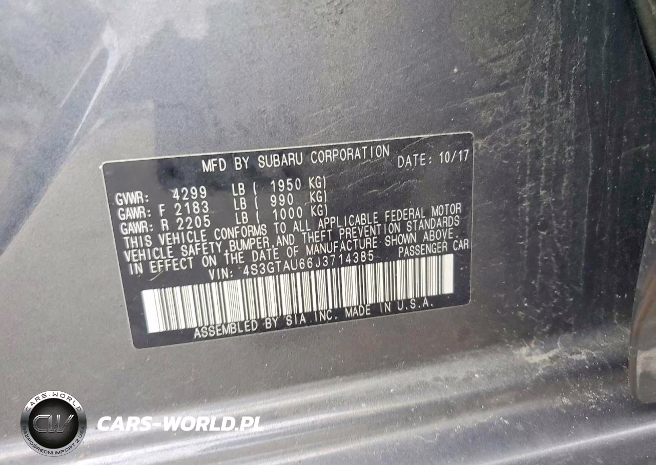 2018 Subaru Impreza Limited VIN:4S3GTAU66J3714385 - 12