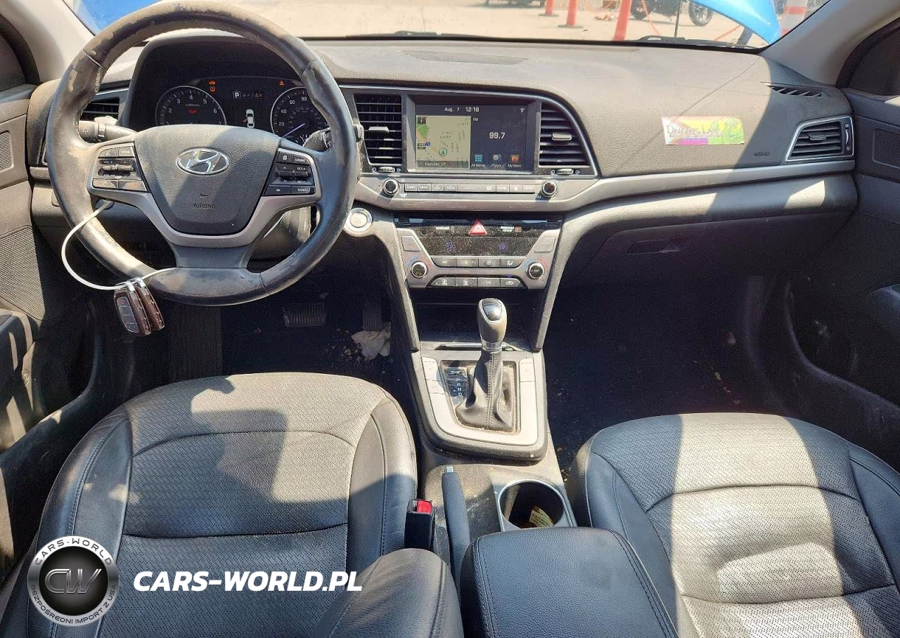 2017 Hyundai Elantra Limited VIN:KMHD84LF2HU300379 - 8