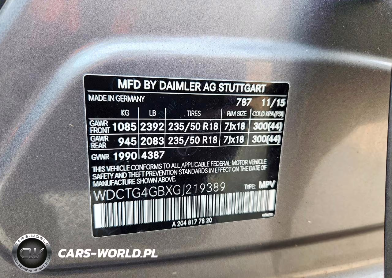 2016 Mercedes-Benz Gla 250 4Matic VIN:WDCTG4GBXGJ219389 - 13