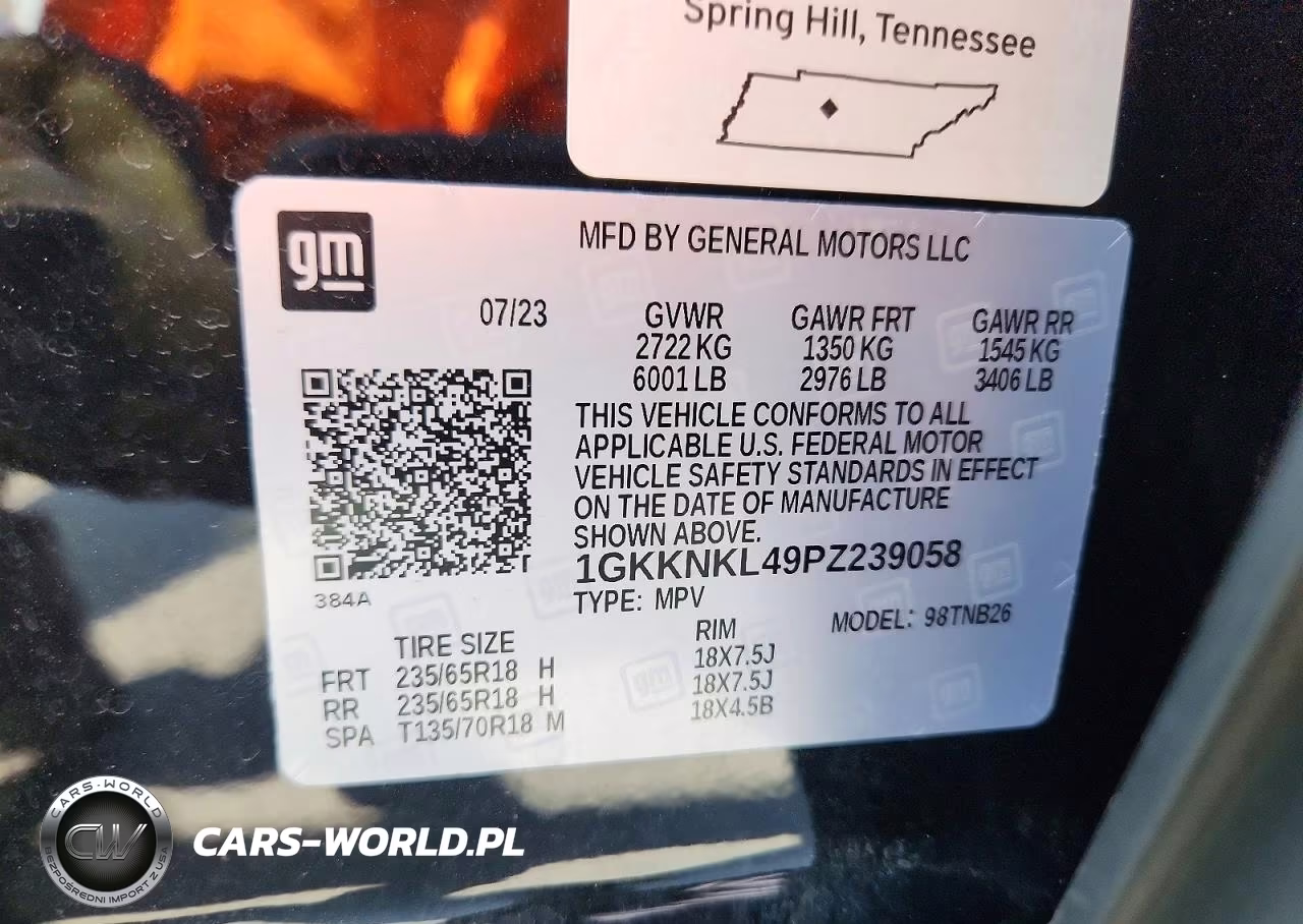 2023 GMC Acadia Sle VIN:1GKKNKL49PZ239058 - 14