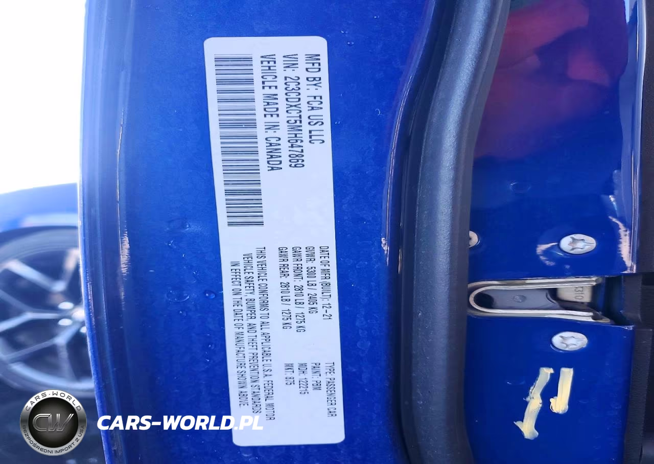 2021 Dodge Charger R-T VIN:2C3CDXCT5MH647869 - 12