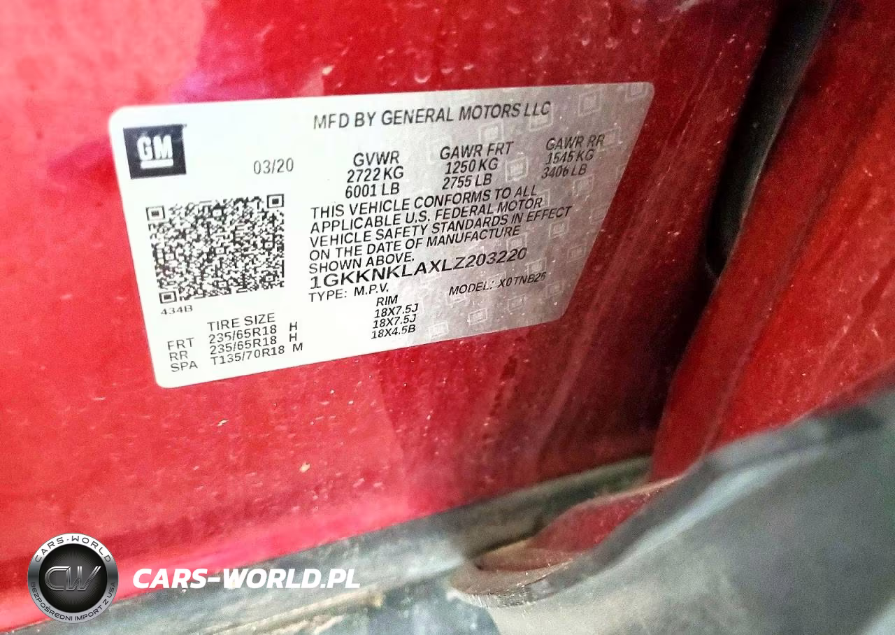 2020 GMC Acadia Sle VIN:1GKKNKLAXLZ203220 - 13