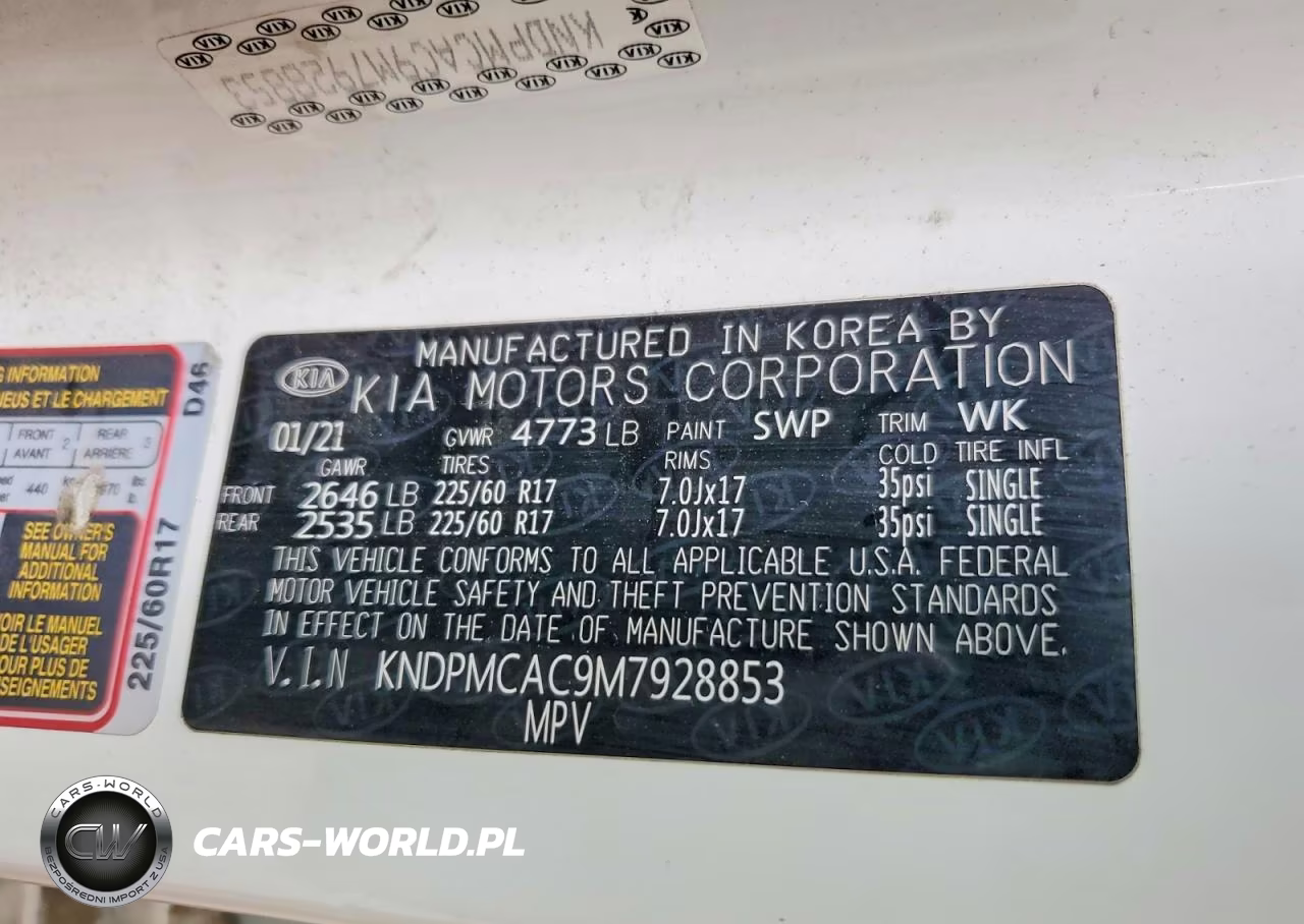 2021 Kia Sportage Lx VIN:KNDPMCAC9M7928853 - 13
