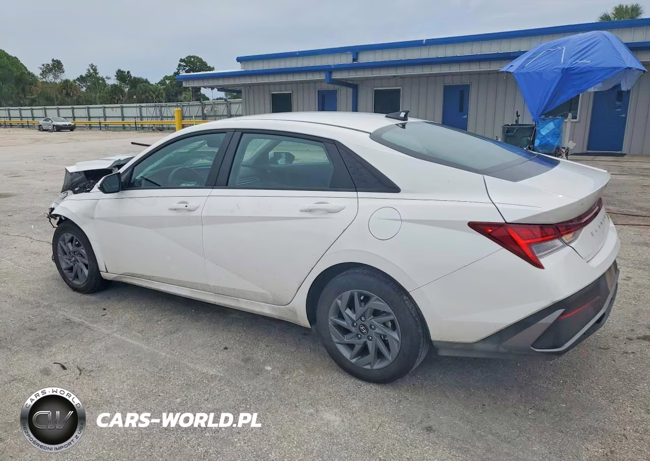 2025 Hyundai Elantra Hybrid Blue VIN:KMHLM4DJ7SU164624 - 2