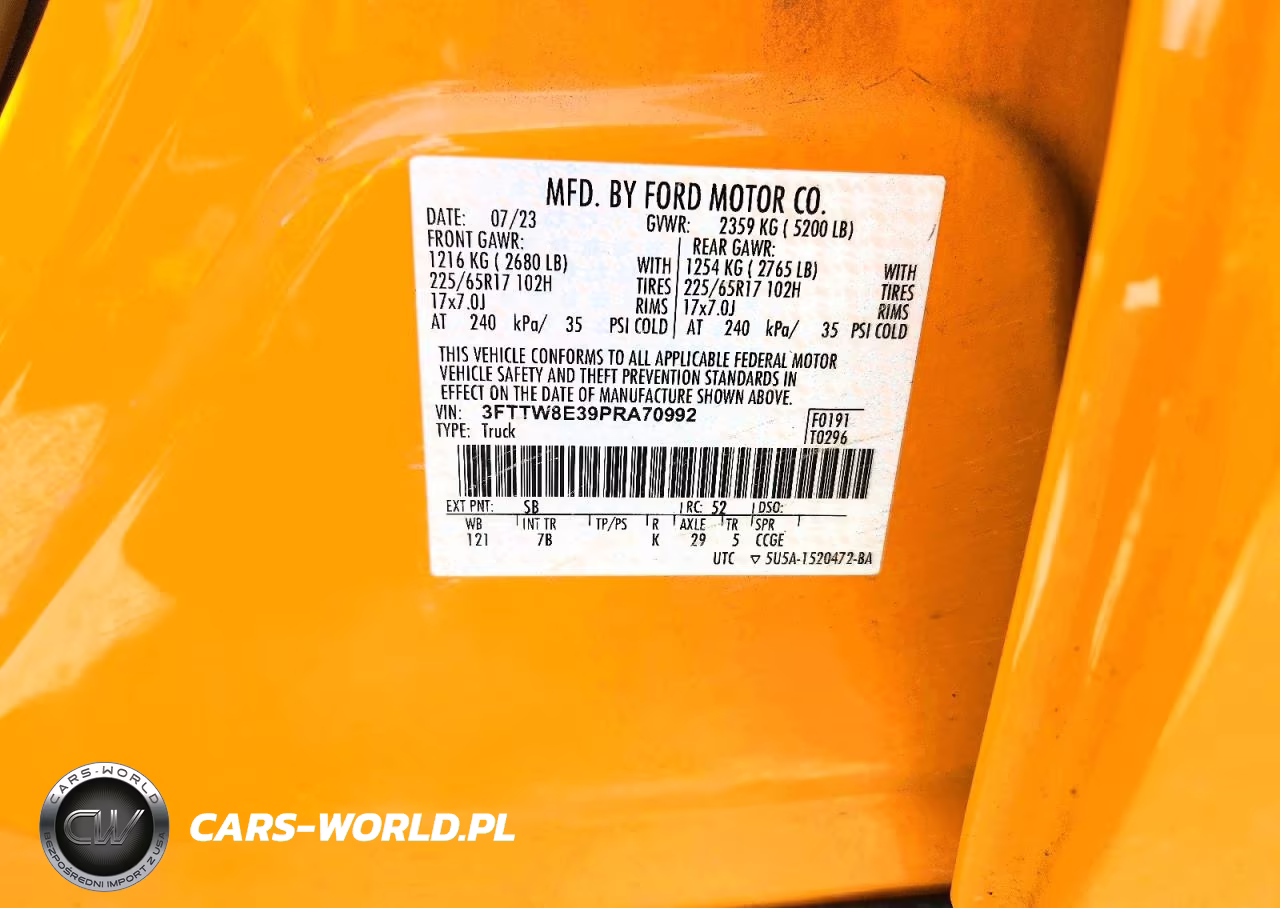 2023 Ford Maverick Xl VIN:3FTTW8E39PRA70992 - 12