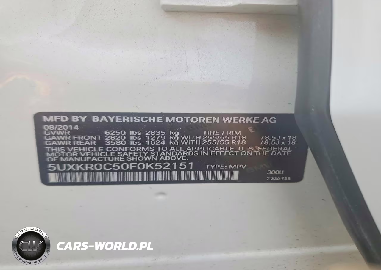 2015 BMW X5 xDrive35I VIN:5UXKR0C50F0K52151 - 14