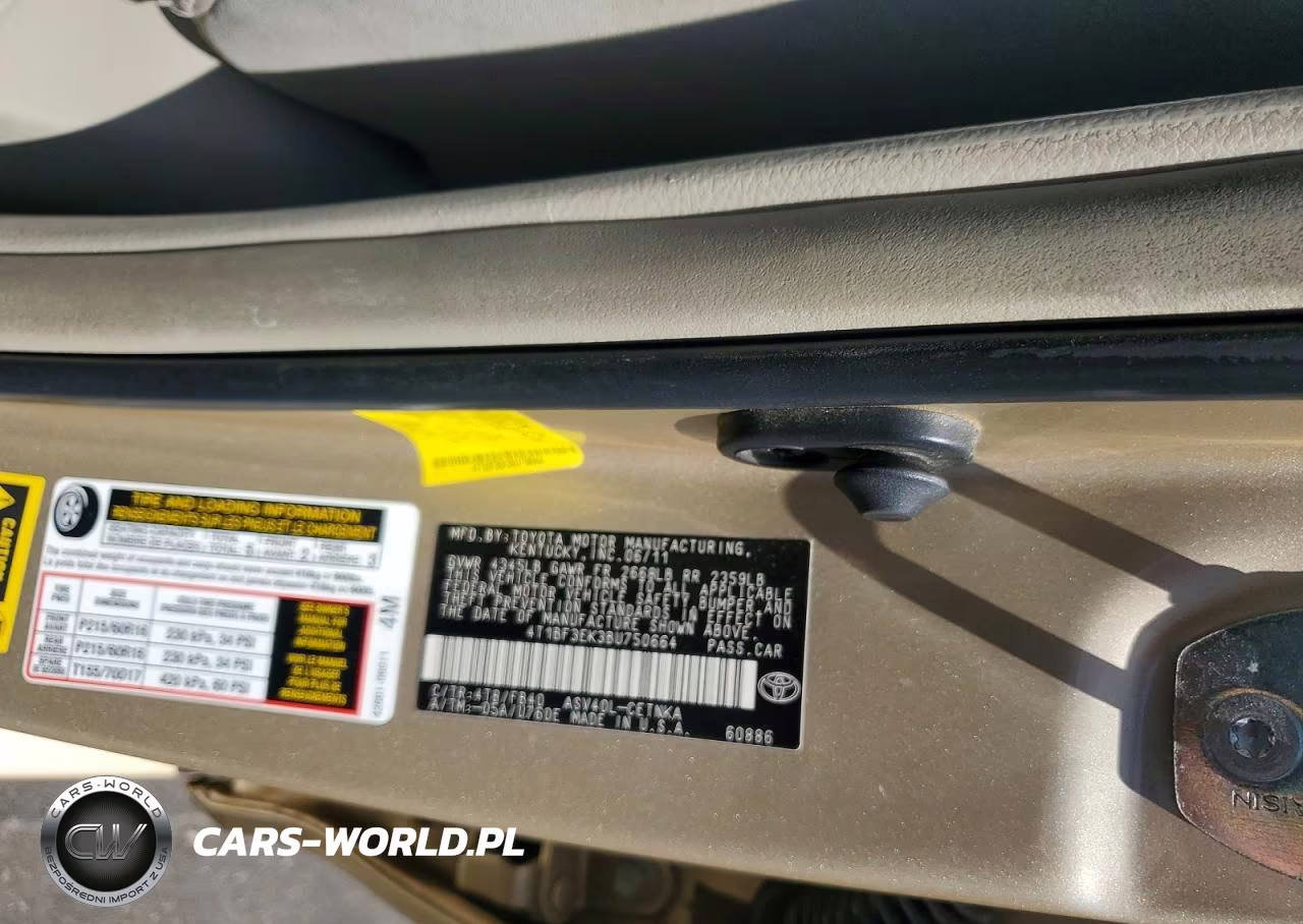 2011 Toyota Camry Le VIN:4T1BF3EK3BU750664 - 12