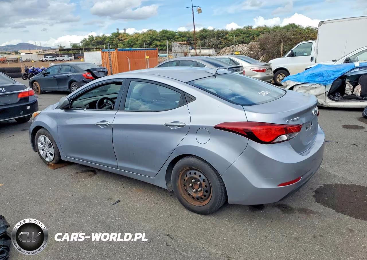 2016 Hyundai Elantra Se VIN:5NPDH4AE9GH734127 - 2