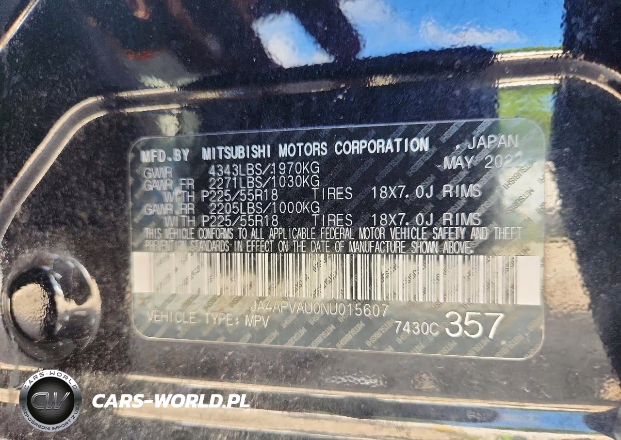 2022 Mitsubishi Outlander Sport Se VIN:JA4APVAU0NU015607 - 13