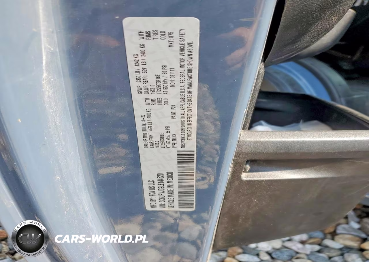 2020 Ram Promaster 3500 Delivery Van VIN:3C6URVJG9LE144620 - 13
