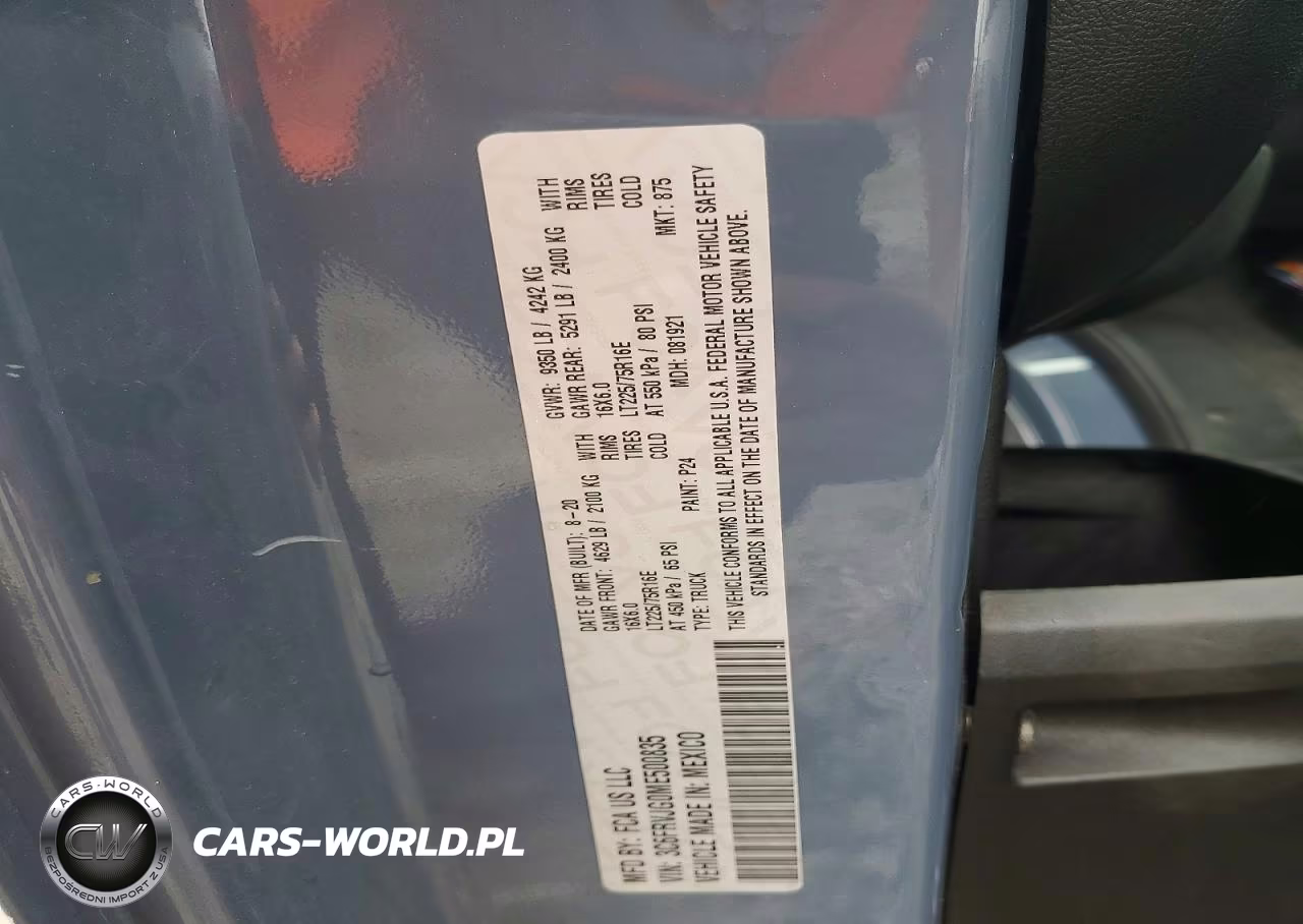 2021 Ram Promaster 3500 3500 High VIN:3C6FRVJG0ME500835 - 13