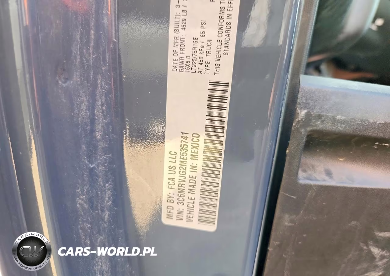 2021 Ram Promaster 3500 Delivery Van VIN:3C6MRVJG2ME535741 - 12