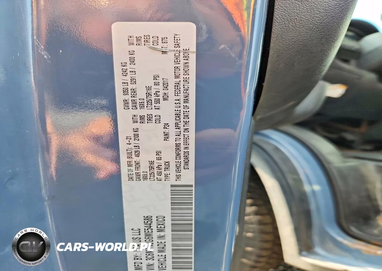 2021 Ram Promaster 3500 Delivery Van VIN:3C6MRVJG6ME544586 - 12