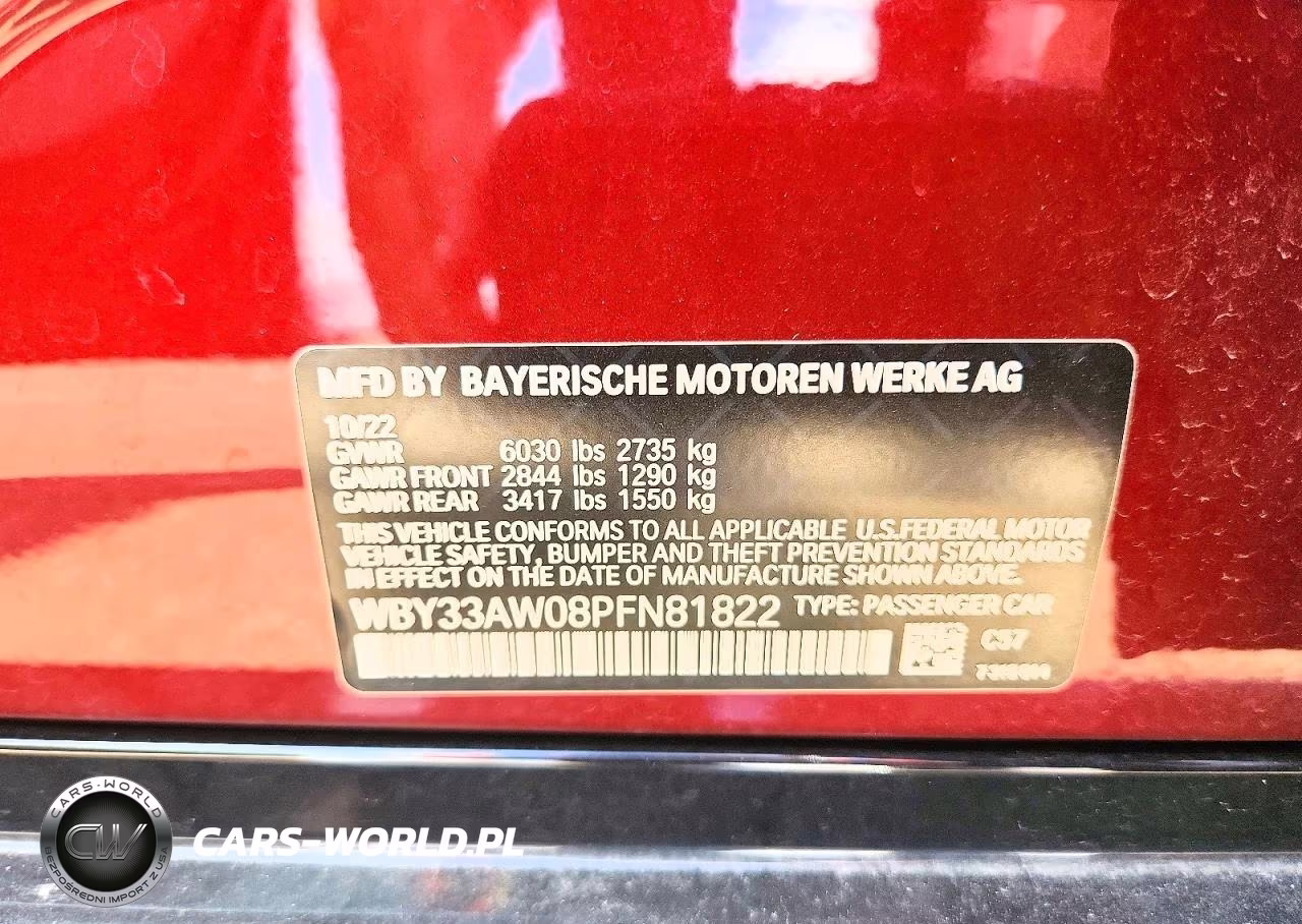 2023 BMW I4 M50 VIN:WBY33AW08PFN81822 - 12