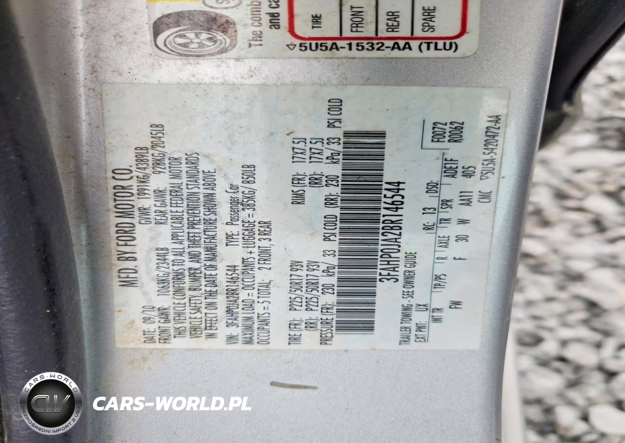 2011 Ford Fusion Sel VIN:3FAHP0JA2BR146544 - 12