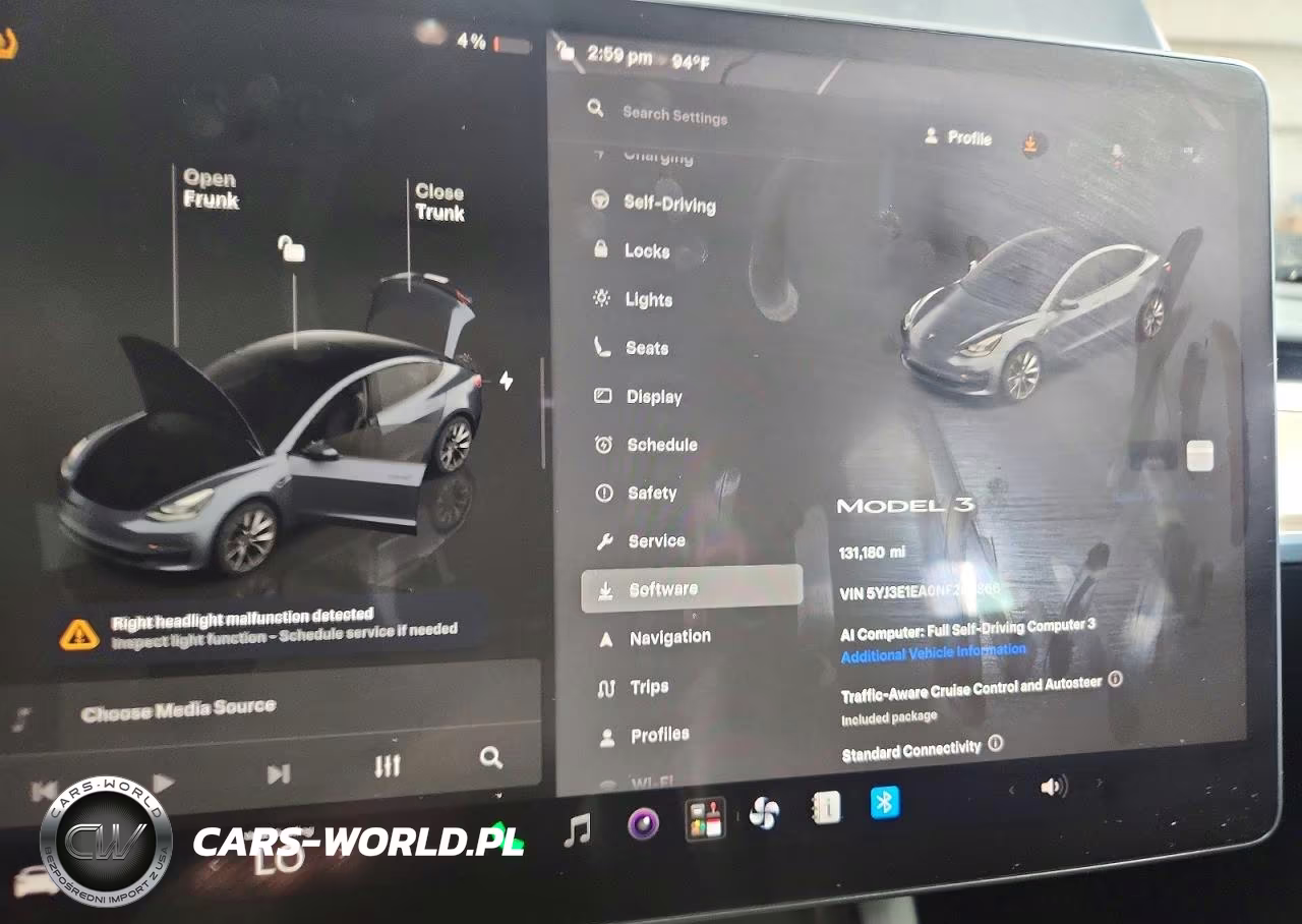 2022 Tesla Model 3 VIN:5YJ3E1EA0NF286866 - 9
