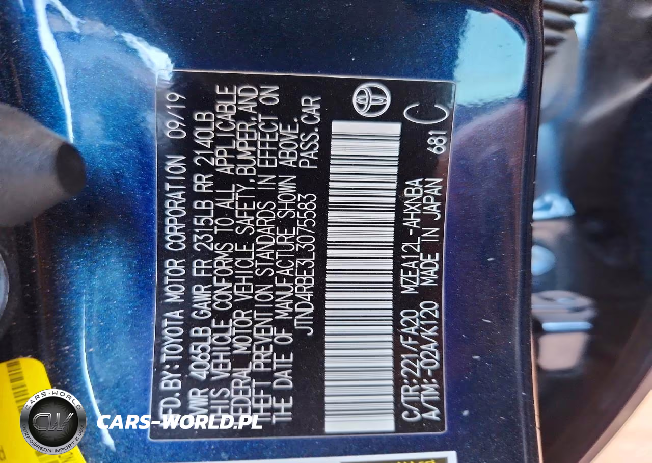 2020 Toyota Corolla Hatchback Se VIN:JTND4RBE3L3075583 - 12