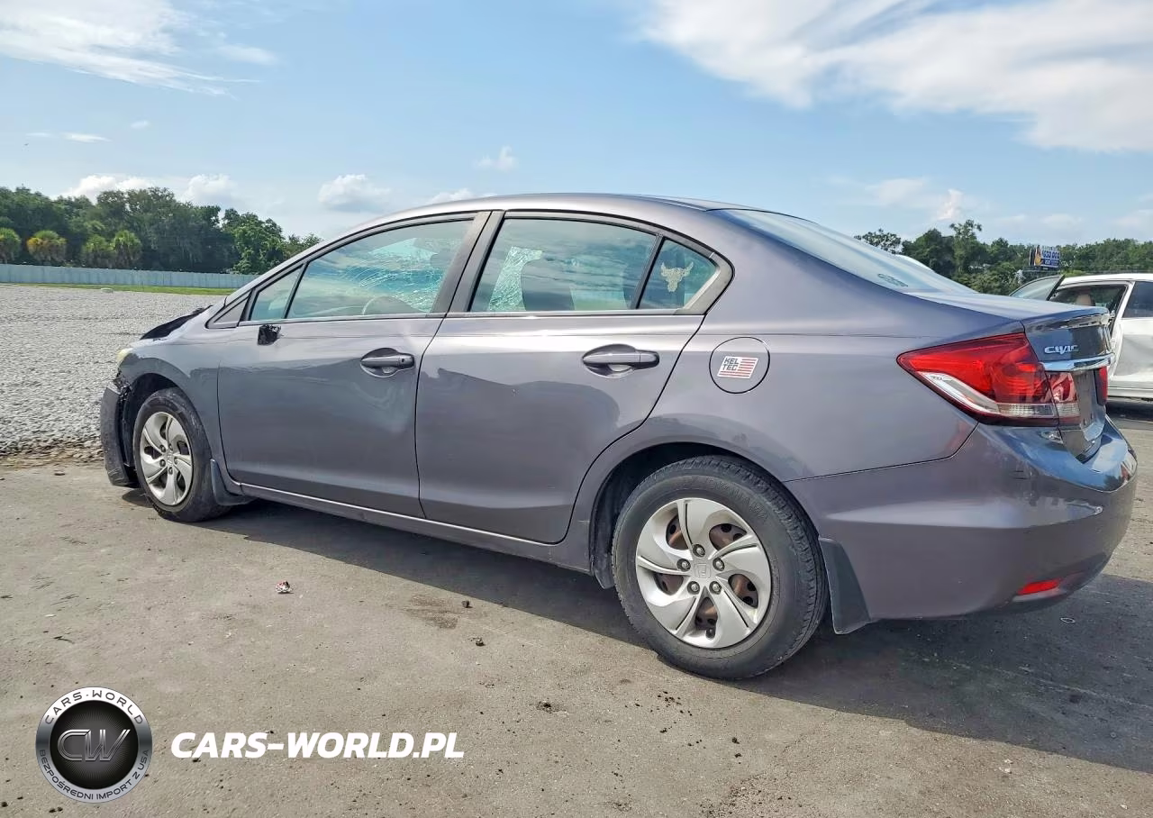 2014 Honda Civic Lx VIN:2HGFB2F58EH513861 - 2