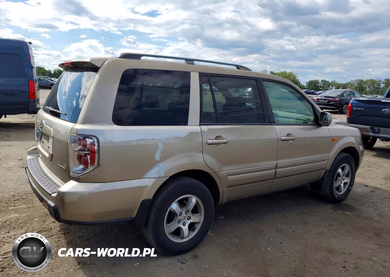 2006 Honda Pilot Ex VIN:5FNYF18406B018376 - 3