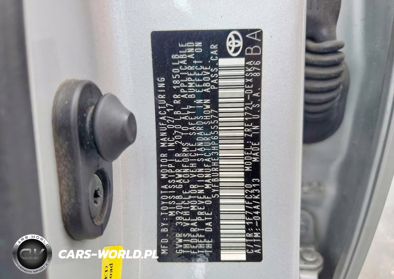 2017 Toyota Corolla Se VIN:5YFBURHE3HP655577 - 12