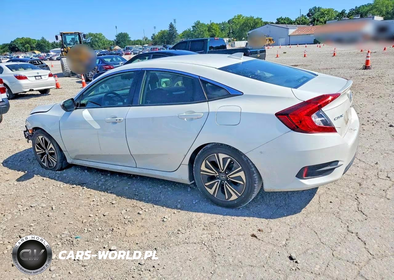 2018 Honda Civic Ex VIN:JHMFC1F33JX009615 - 2