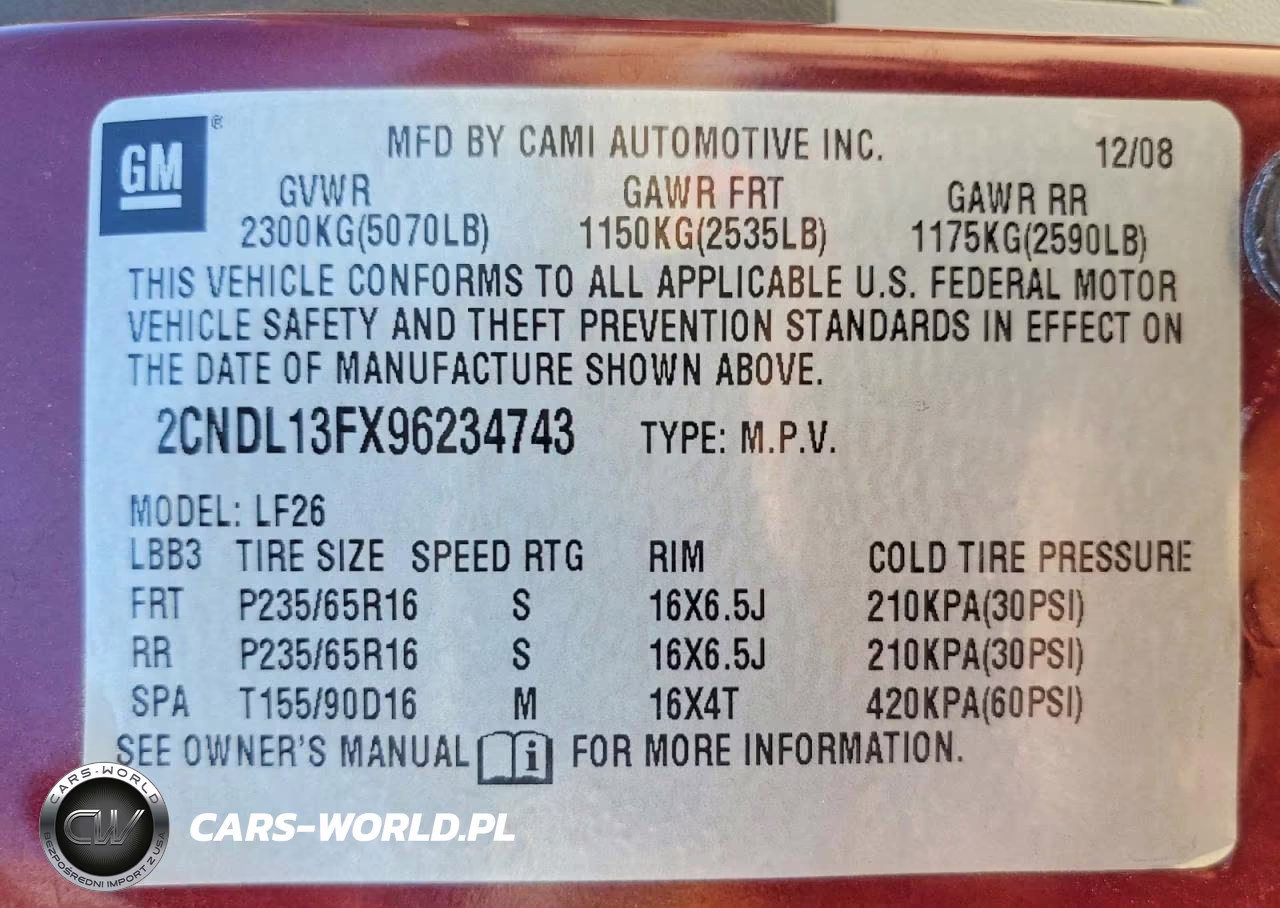 2009 Chevrolet Equinox VIN:2CNDL13FX96234743 - 13