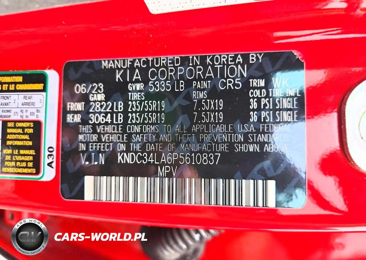 2023 Kia Ev6 Wind VIN:KNDC34LA6P5610837 - 12