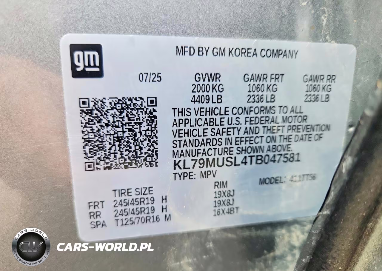 2026 Chevrolet Trailblazer Rs VIN:KL79MUSL4TB047581 - 13