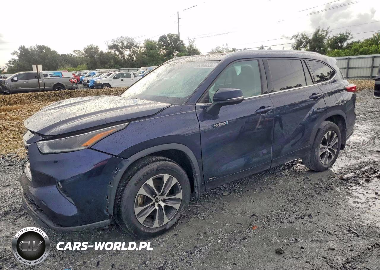 2021 Toyota Highlander Hybrid Xle VIN:5TDGBRCHXMS064001 - 1