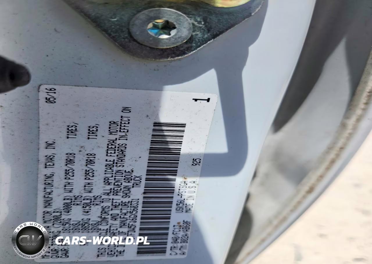 2016 Toyota Tundra Sr5 VIN:5TFDW5F16GX560331 - 12