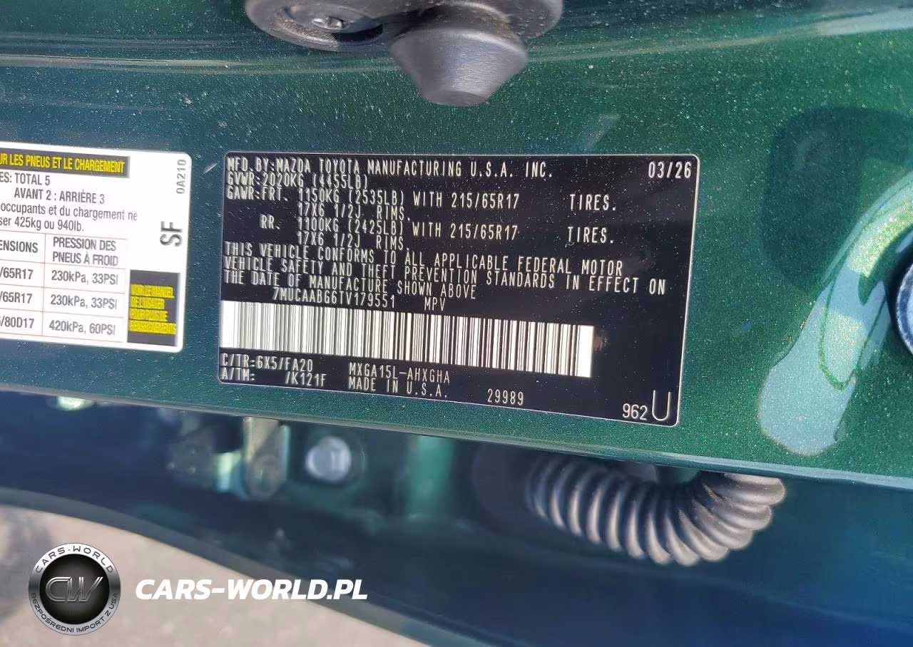 2026 Toyota Corolla Cross Le VIN:7MUCAABG6TV179551 - 13