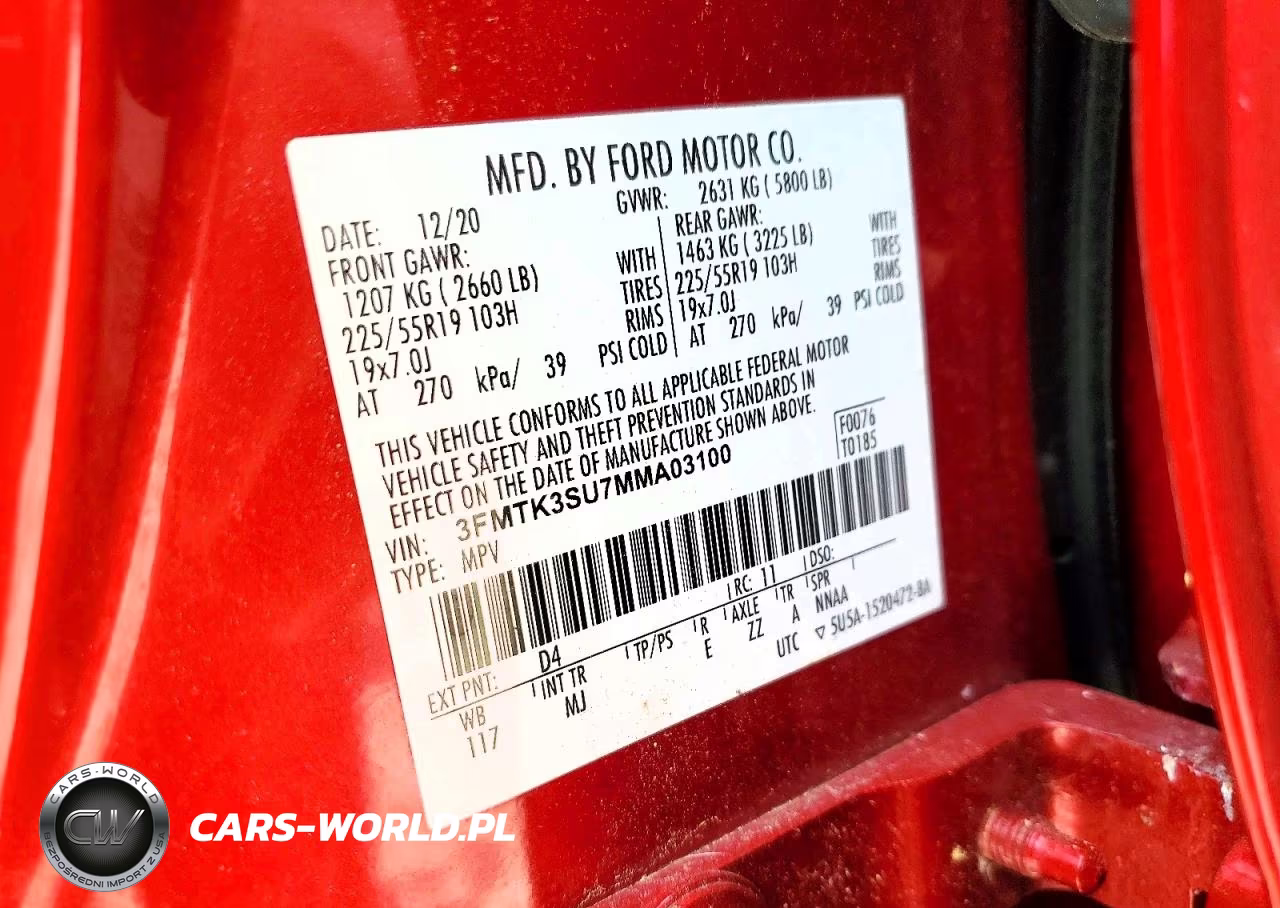 2021 Ford Mustang Mach-E Premium VIN:3FMTK3SU7MMA03100 - 13