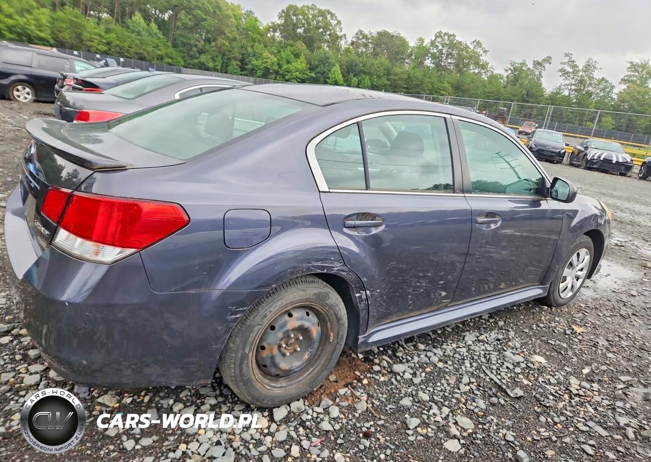 2011 Subaru Legacy 2.5I VIN:4S3BMBA68B3240393 - 3