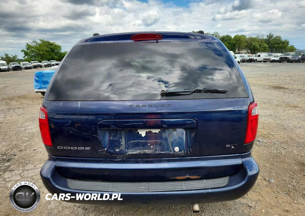 2006 Dodge Caravan Sxt VIN:1D4GP45R66B667177 - 6