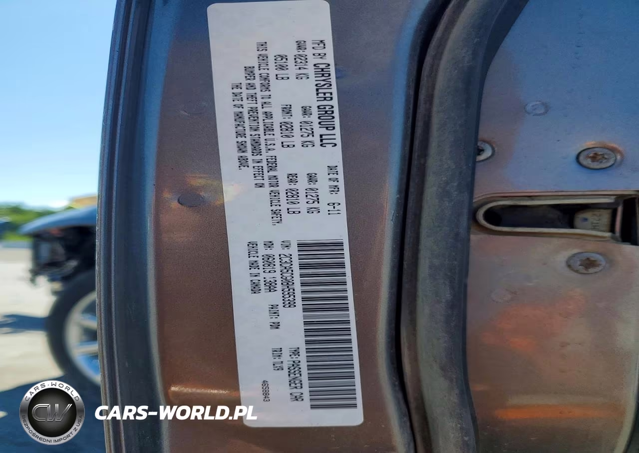2011 Chrysler 300 Limited VIN:2C3CA5CG0BH595399 - 13