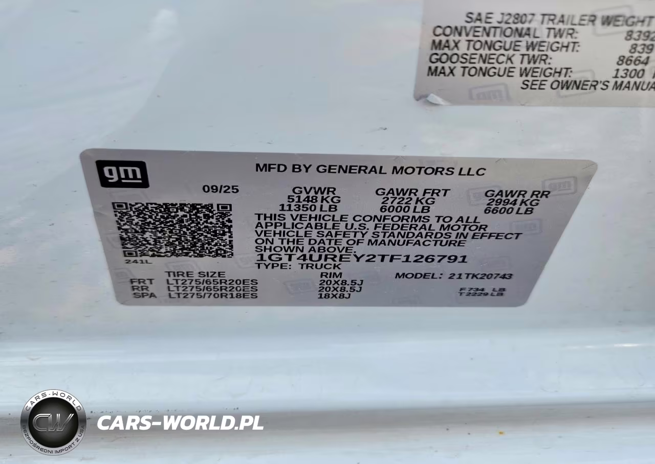 2026 GMC Sierra K2500 Denali VIN:1GT4UREY2TF126791 - 12