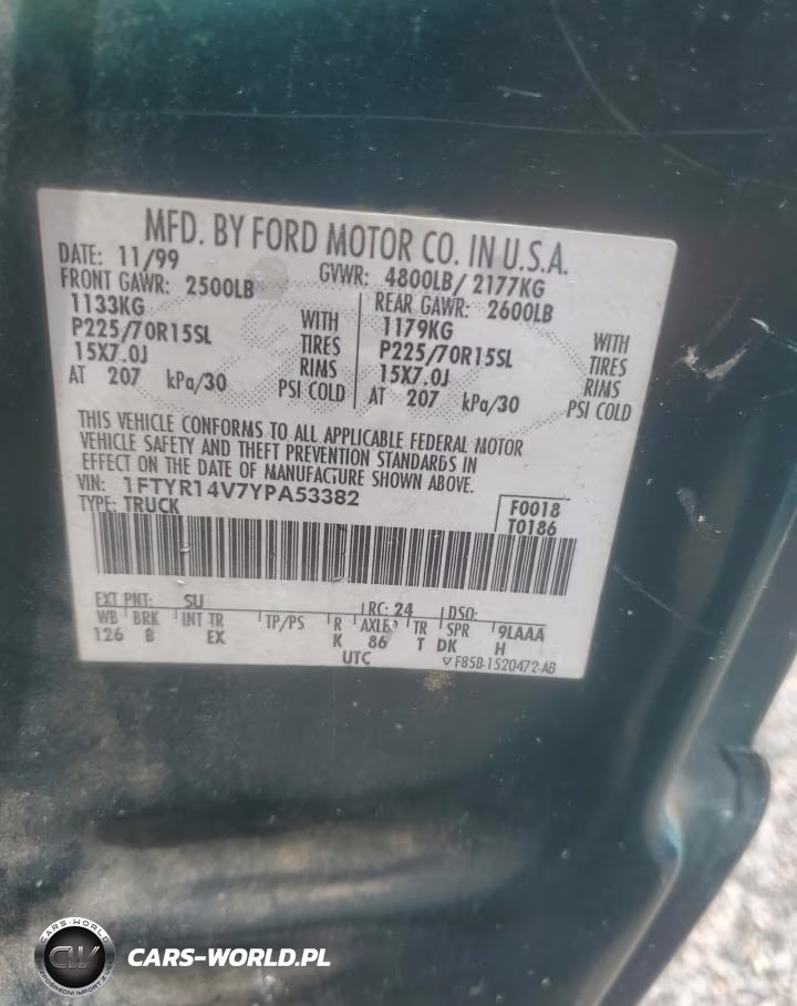 2000 Ford Ranger Super Cab VIN:1FTYR14V7YPA53382 - 12