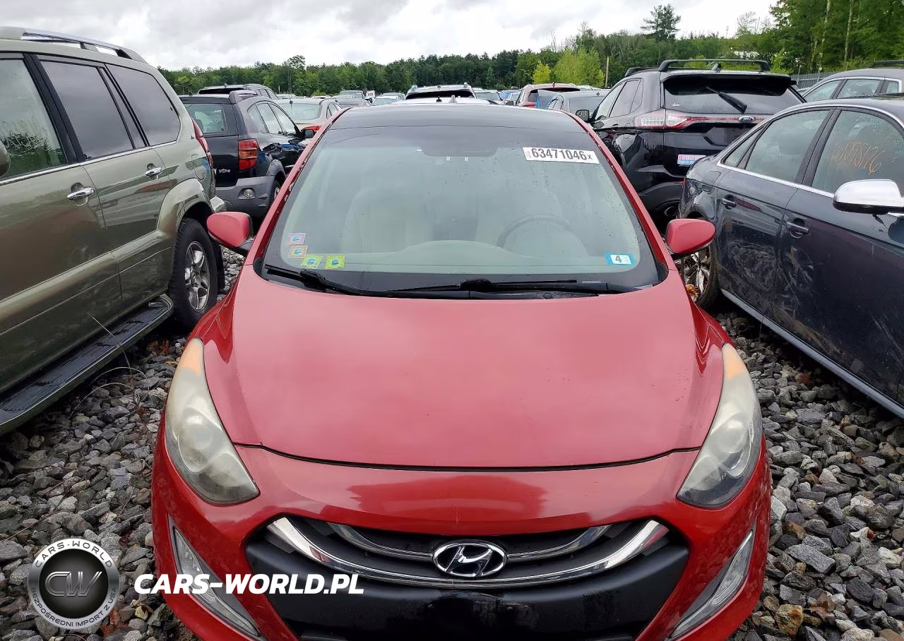 2013 Hyundai Elantra Gt Base VIN:KMHD35LE6DU151657 - 5