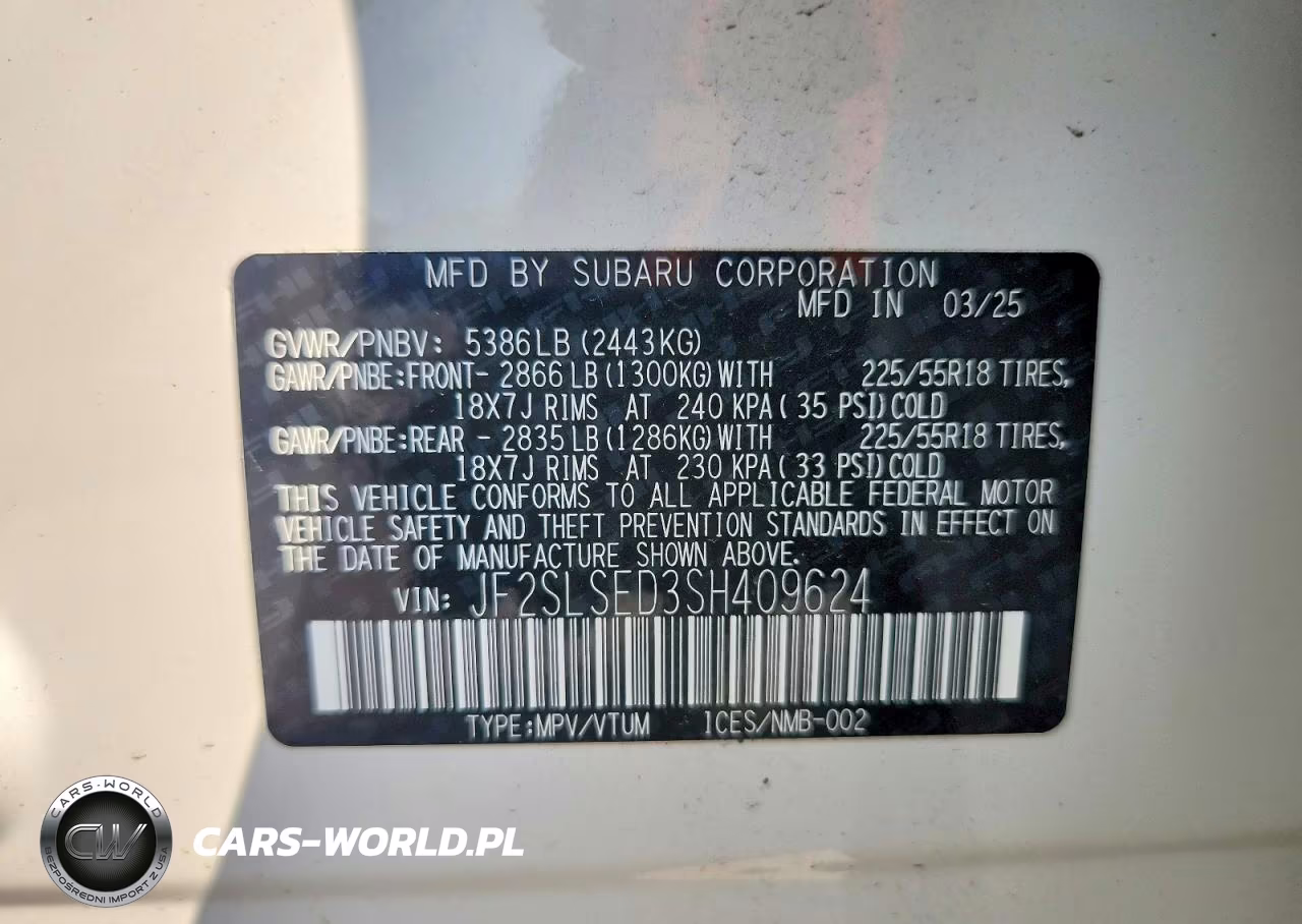 2025 Subaru Forester Premium VIN:JF2SLSED3SH409624 - 14